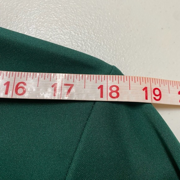 Vtg 70s Touch of Class Button Up Mens M Green Long Sleeve Disco Retro Party - Picture 6 of 8